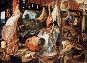 Pieter Aertsen Butcher sale state with flight nacb Agypten Germany oil painting artist